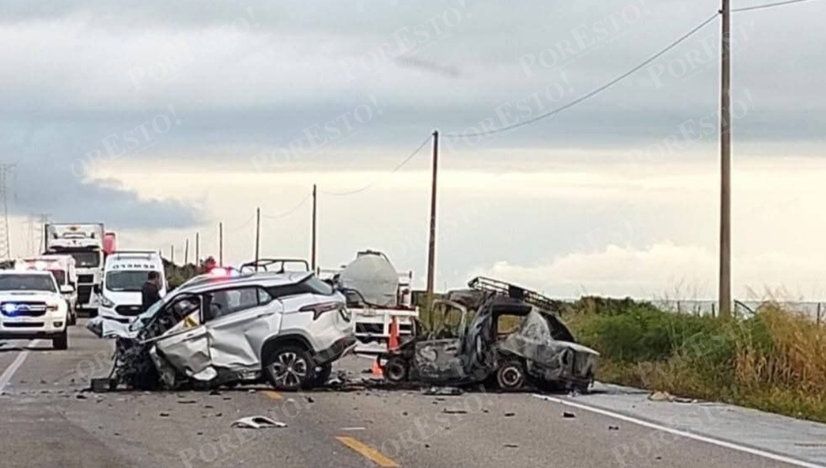 Accidente mortal bloquea tránsito entre Sabancuy y Champotón Accidente mortal bloquea tránsito entre Sabancuy y Champotón