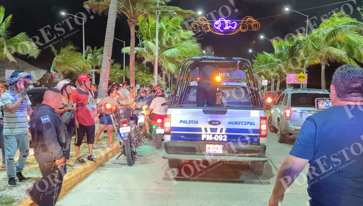 Un conductor de camioneta arrolló a una pareja de motociclistas, dejándolos gravemente heridos