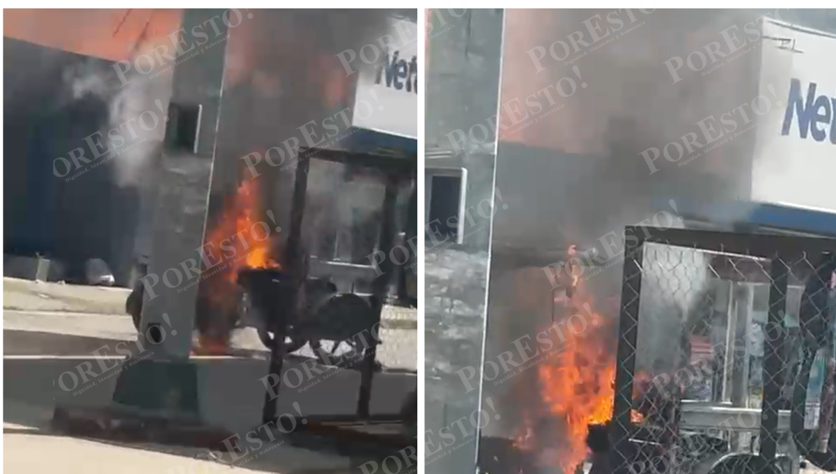 Mototaxi se incendia en colonia de Escárcega por cortocircuito