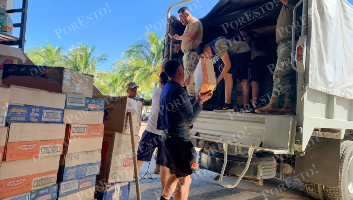 La ayuda salió de Campeche: víveres rumbo a comunidades afectadas La ayuda salió de Campeche: víveres rumbo a comunidades afectadas