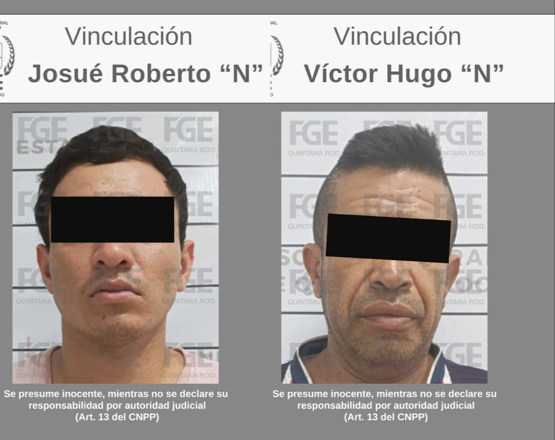 Los acusados fueron identificados como Josué Roberto “N” y Víctor Hugo “N” Los acusados fueron identificados como Josué Roberto “N” y Víctor Hugo “N”