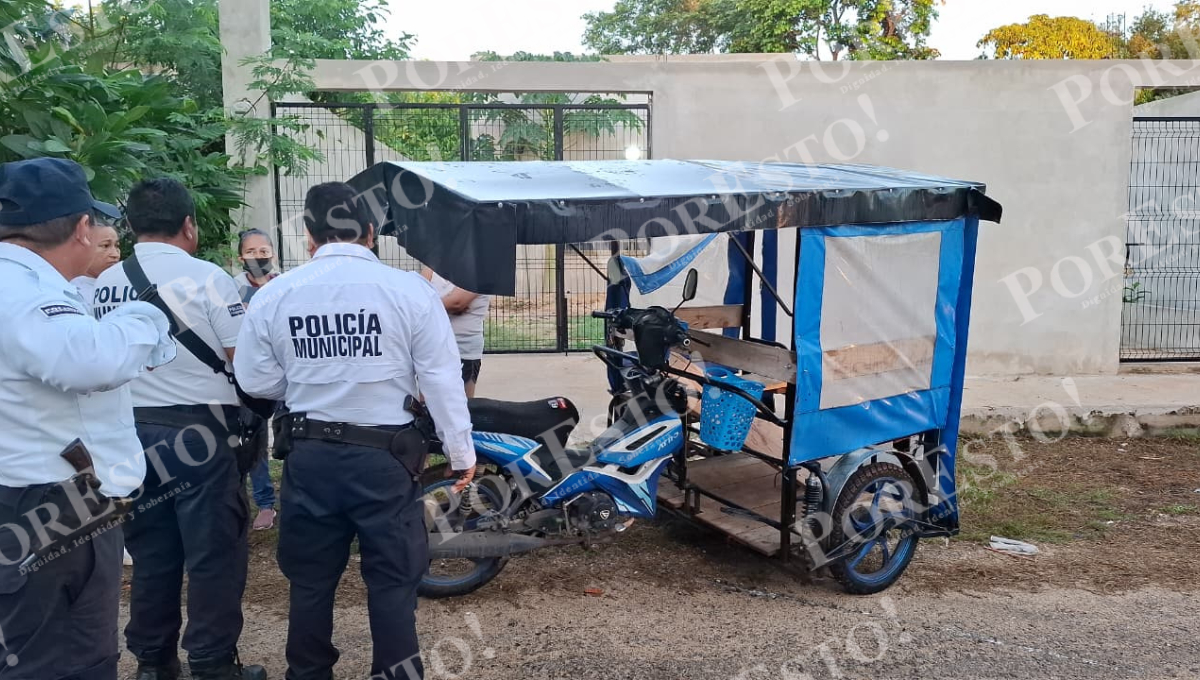 Un perro salió repentinamente de un callejón y provocó el accidente. Un perro salió repentinamente de un callejón y provocó el accidente.