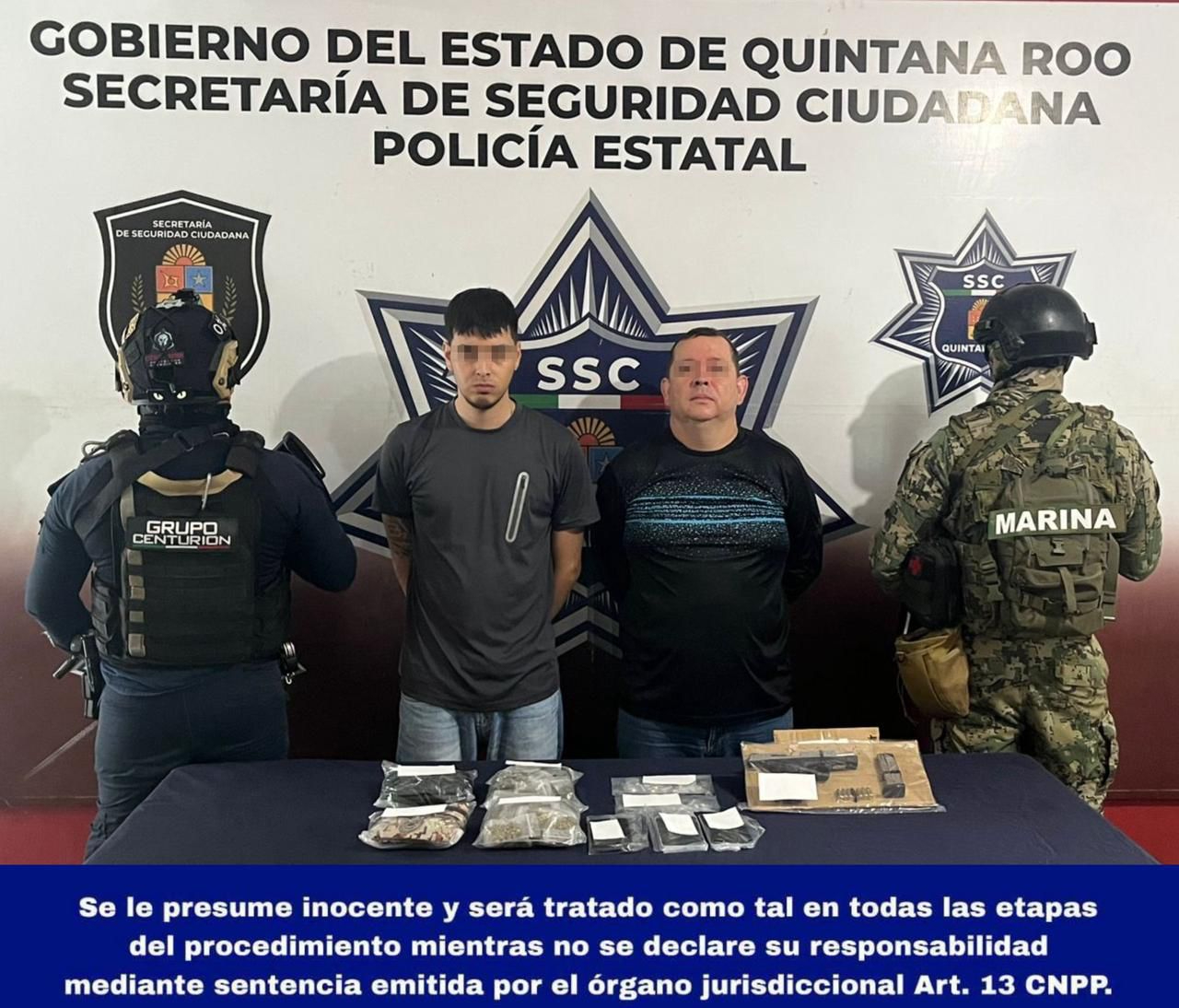 La detención se realizó en la supermanzana 248 de Cancún La detención se realizó en la supermanzana 248 de Cancún