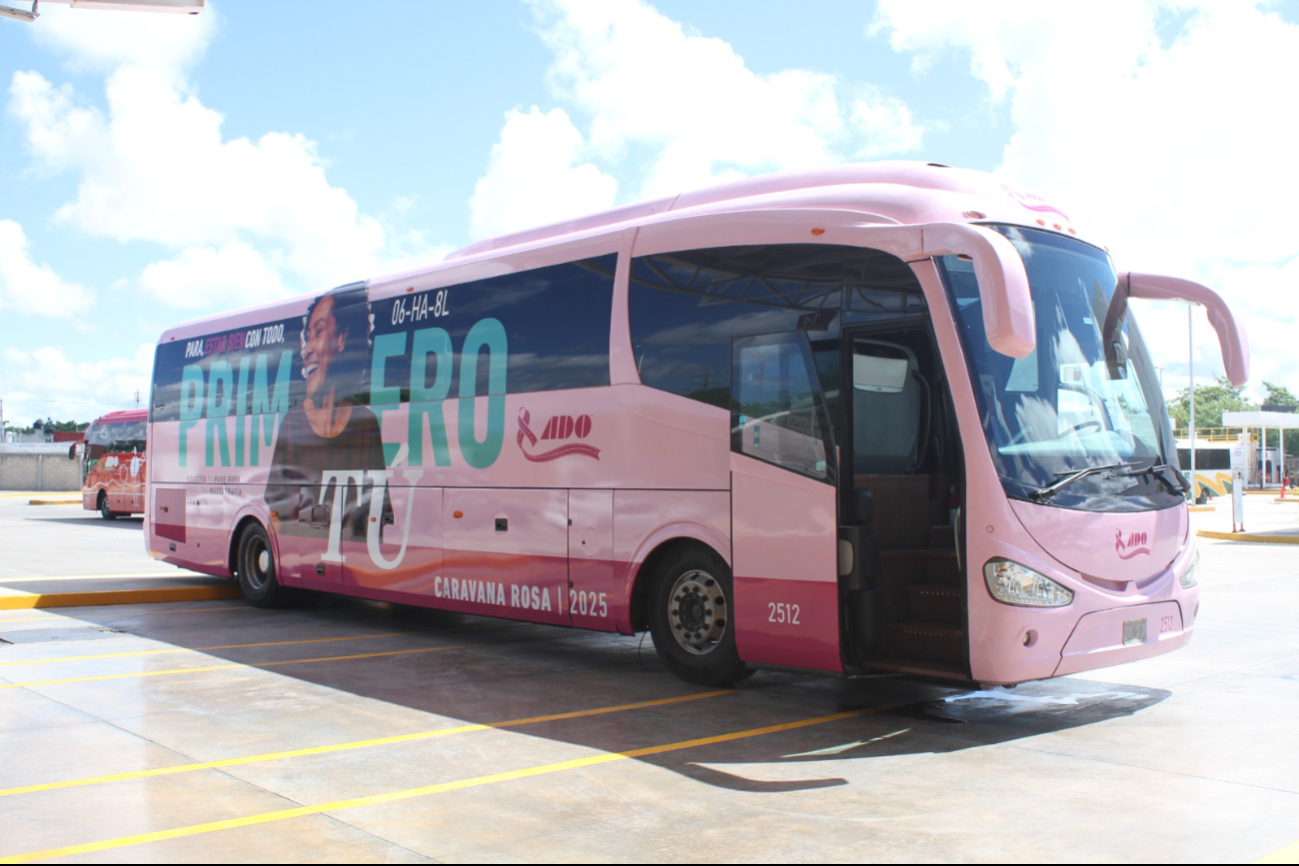 Llega la Caravana Rosa a Campeche y Escárcega con ADO Llega la Caravana Rosa a Campeche y Escárcega con ADO