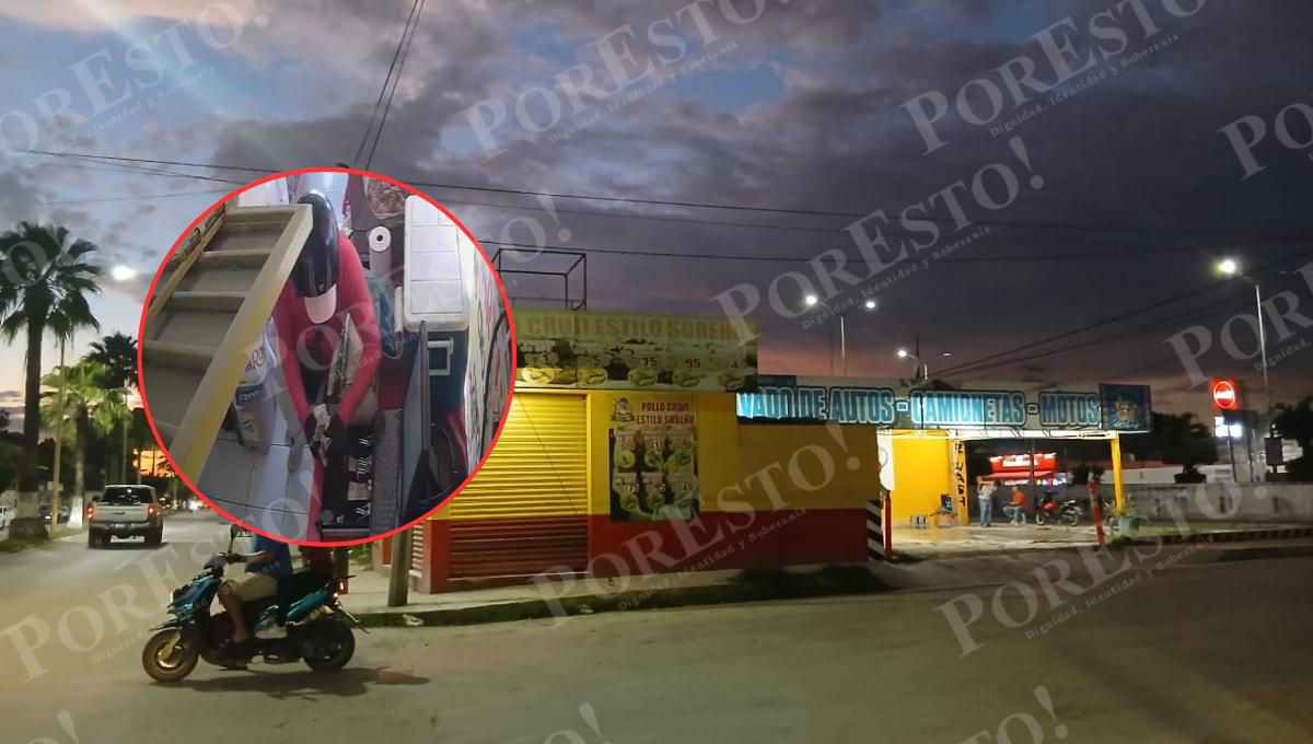 Un hombre armado con cuchillo asaltó una pollería en la colonia Unidad, Esfuerzo y Trabajo II, en Escárcega. Un hombre armado con cuchillo asaltó una pollería en la colonia Unidad, Esfuerzo y Trabajo II, en Escárcega.