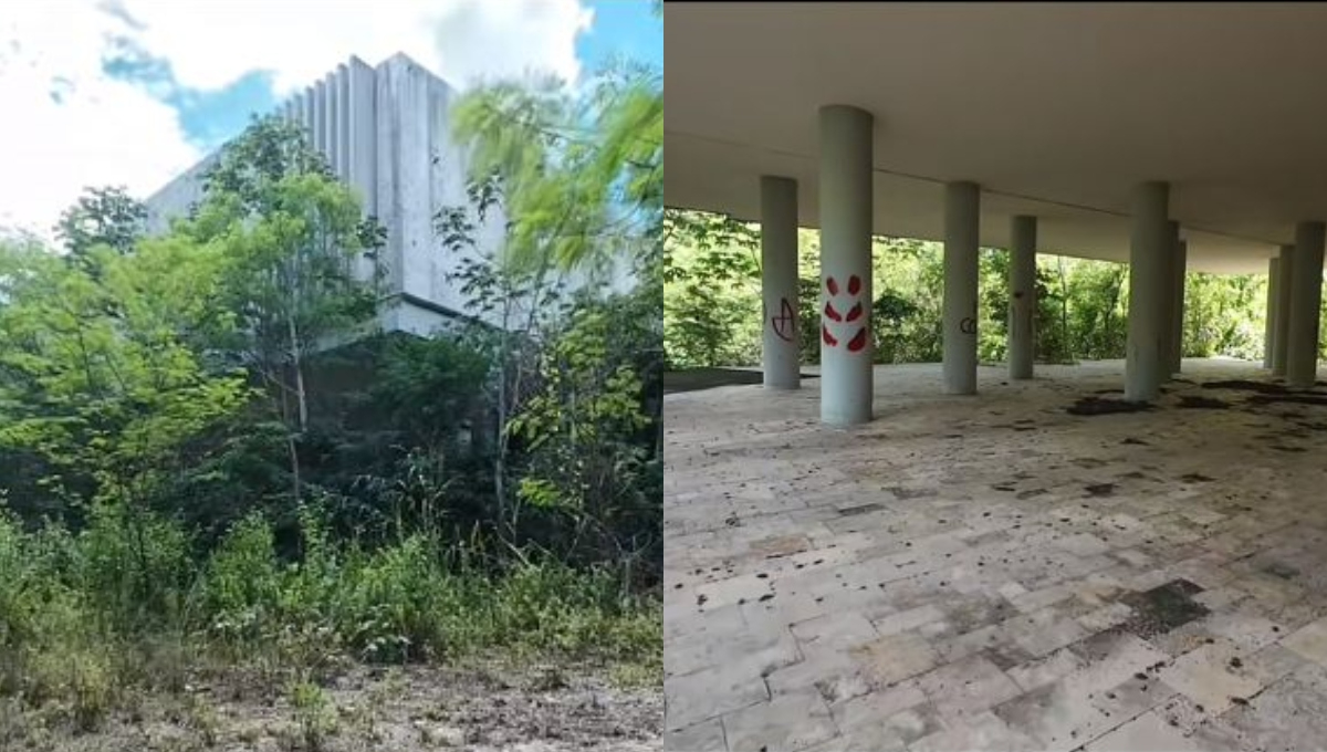 Video: Así luce el Palacio de la Civilización Maya, proyecto inconcluso que la selva de Yucatán reclamó