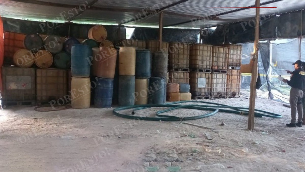33 mil litros de riesgo: autoridades frenan huachicol en Escárcega