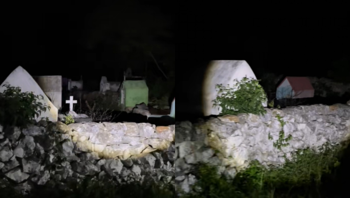 “Parece de una película de terror”: Tiktoker visita un cementerio en una antigua hacienda de Yucatán