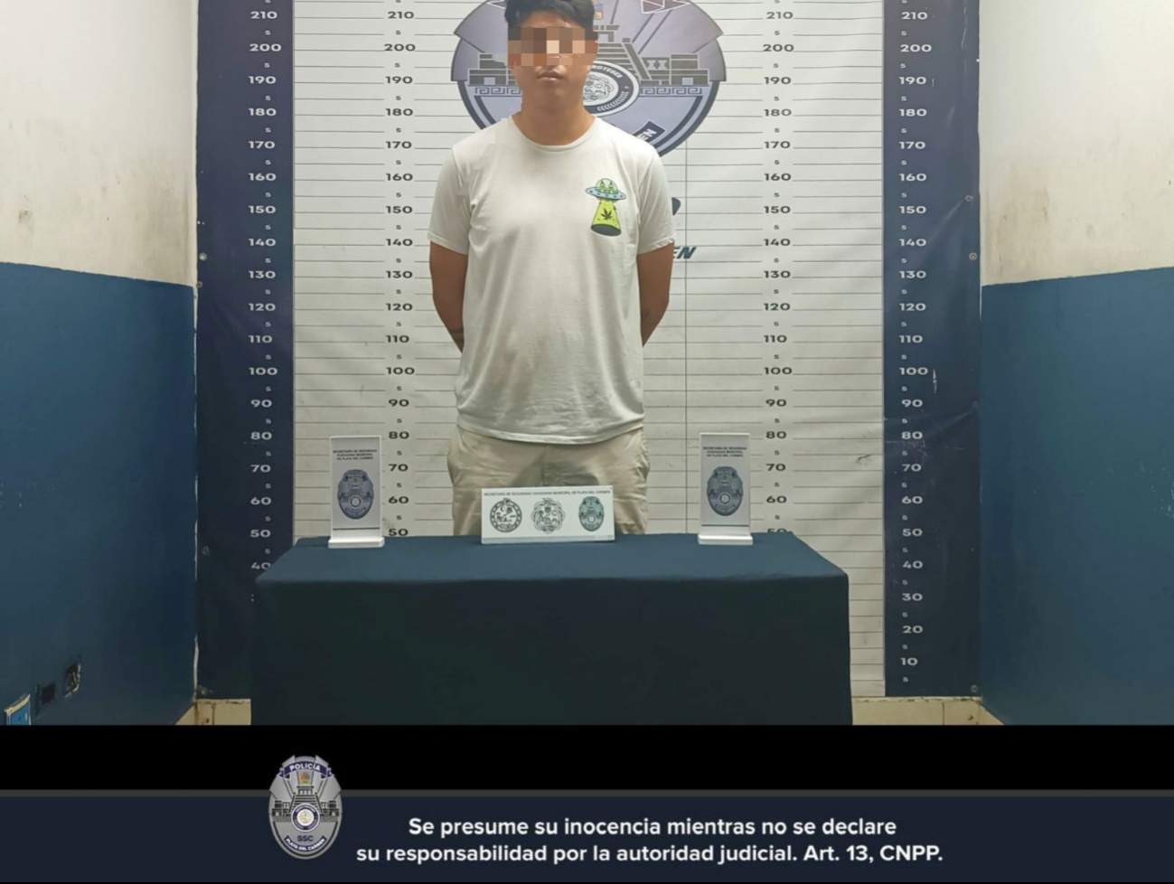 El sujeto fue puesto a disposición de las autoridades. El sujeto fue puesto a disposición de las autoridades.