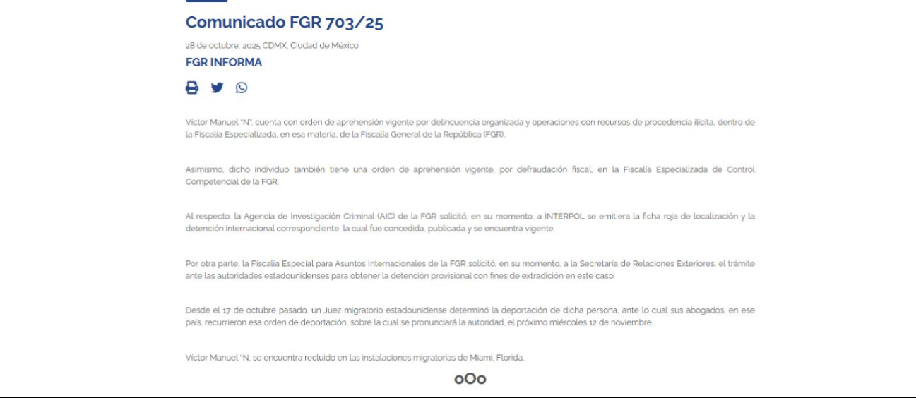 Esposo de Inés Gómez Mont será entregado a la justicia mexicana Esposo de Inés Gómez Mont será entregado a la justicia mexicana