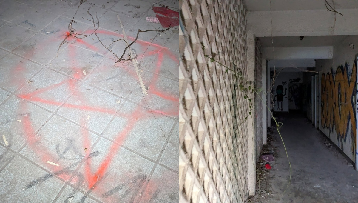 Grafitis, suciedad y diferentes tipos de residuos son el común denominador en los pasillos dominados por la oscuridad Grafitis, suciedad y diferentes tipos de residuos son el común denominador en los pasillos dominados por la oscuridad