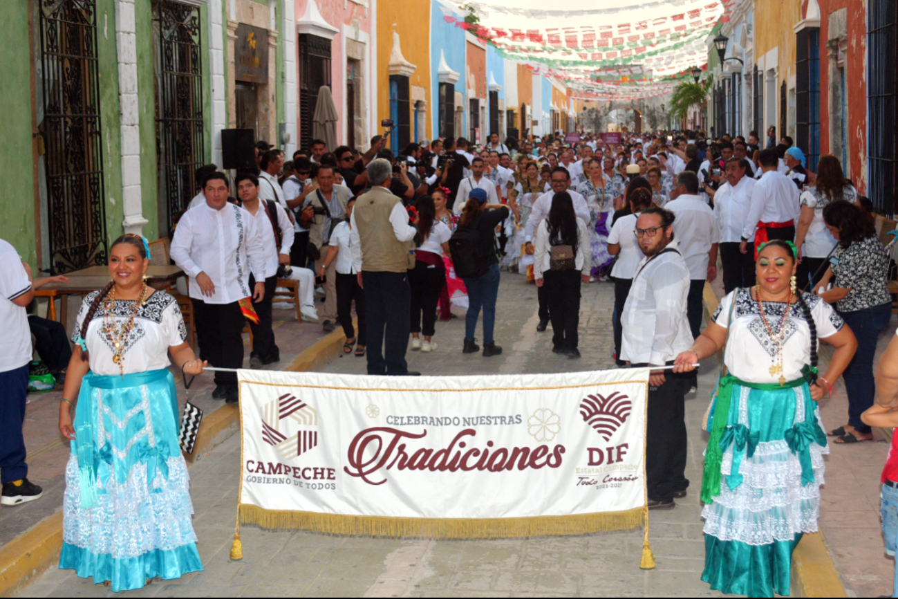 485 años de historia: la Caminata Campechana recorre el corazón de la ciudad