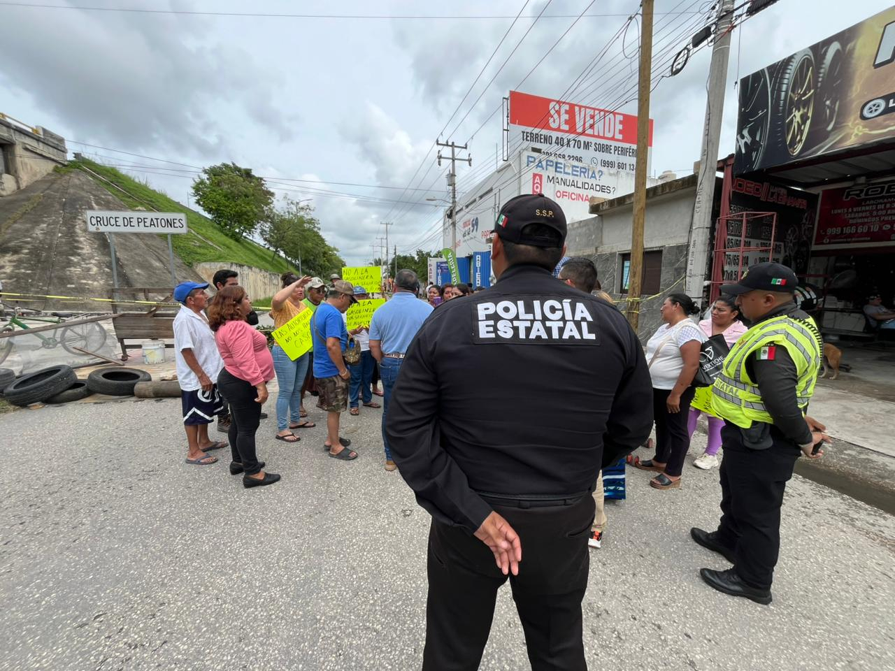 El bloqueo fue retirado tras una reunión con un representante del Gobierno de Yucatán
