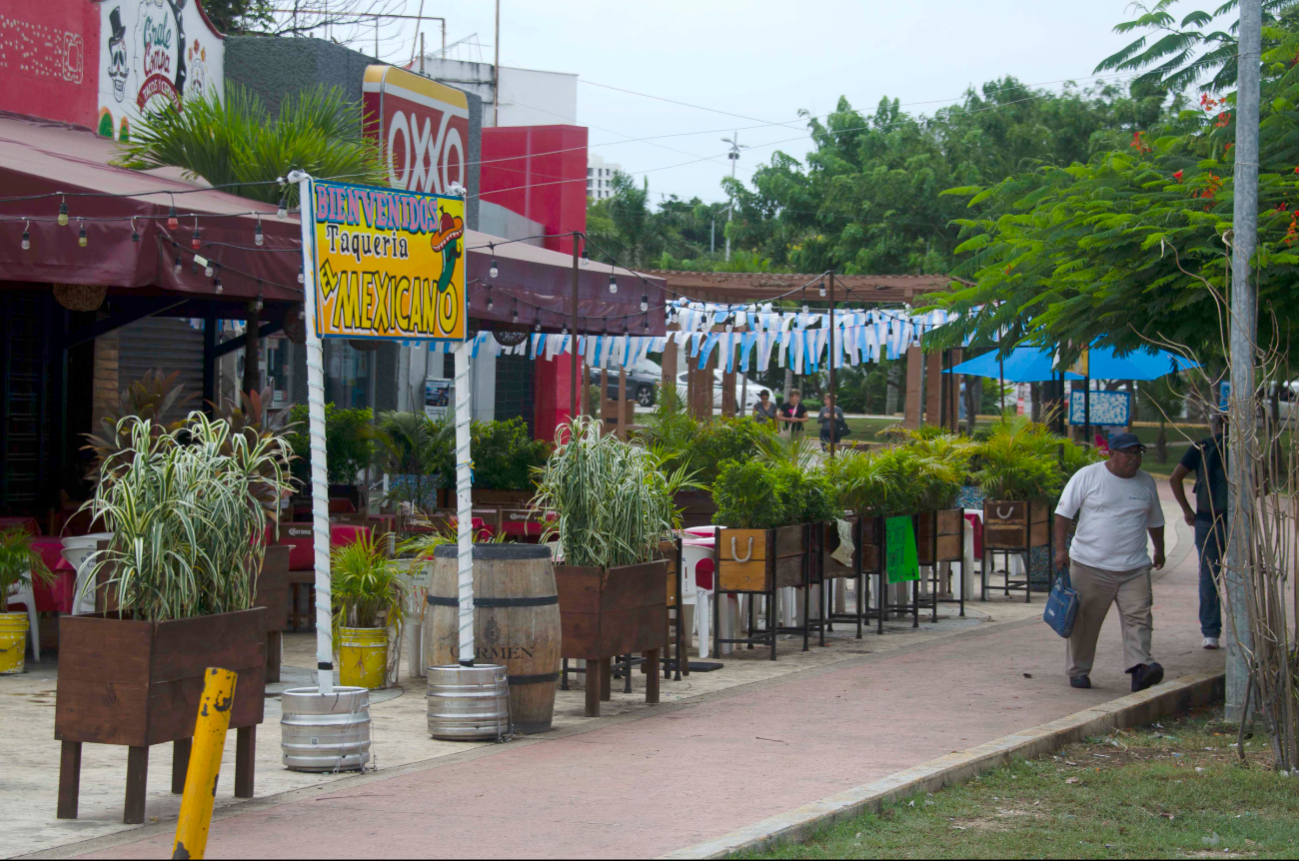 Predominan restaurantes, cafeterías, ferreterías y casas de materiales, aunque también hay participación de tiendas de ropa, papelerías, panaderías y pequeños comercios de barrio.