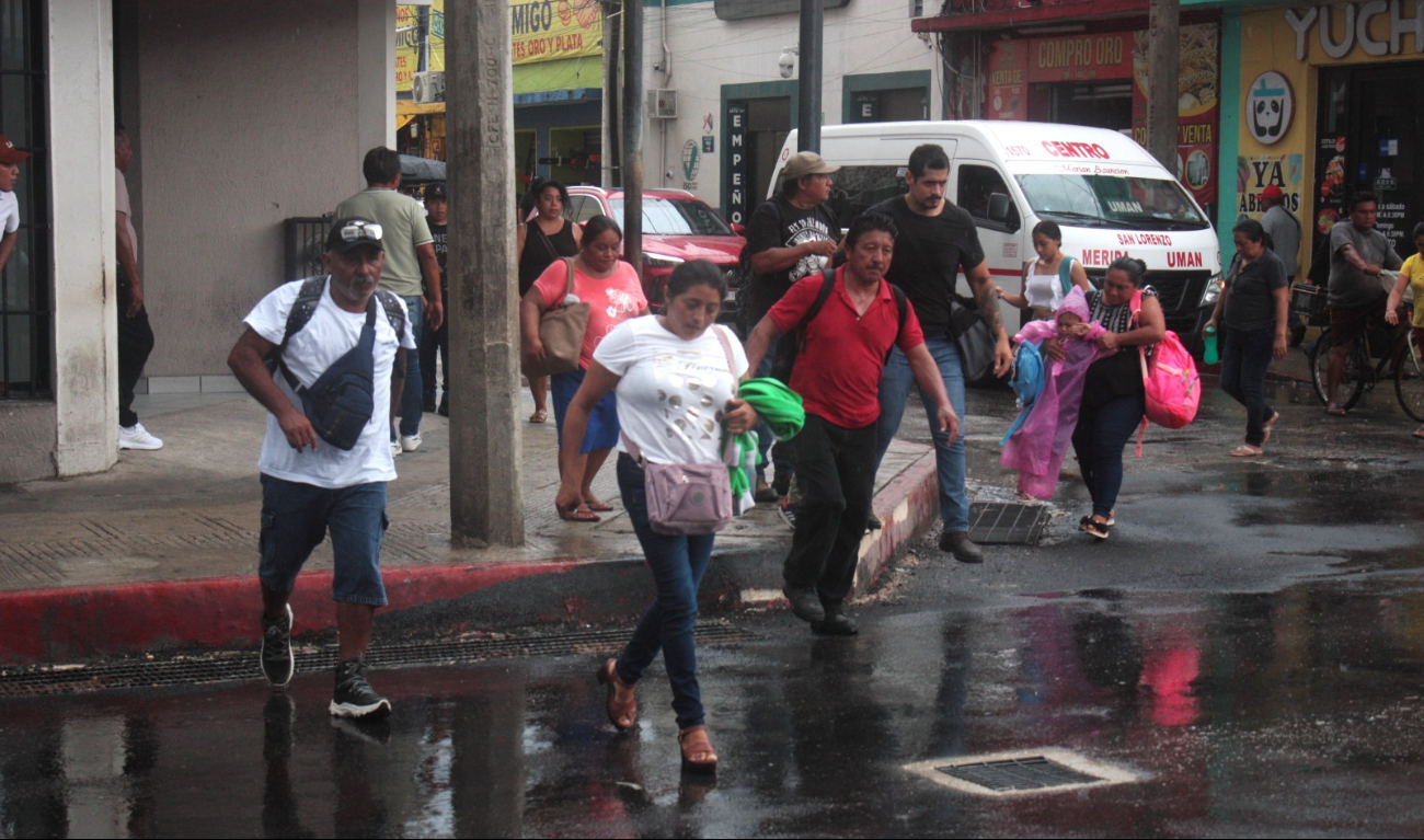Se aproximan fuertes lluvias en Yucatán este fin de semana