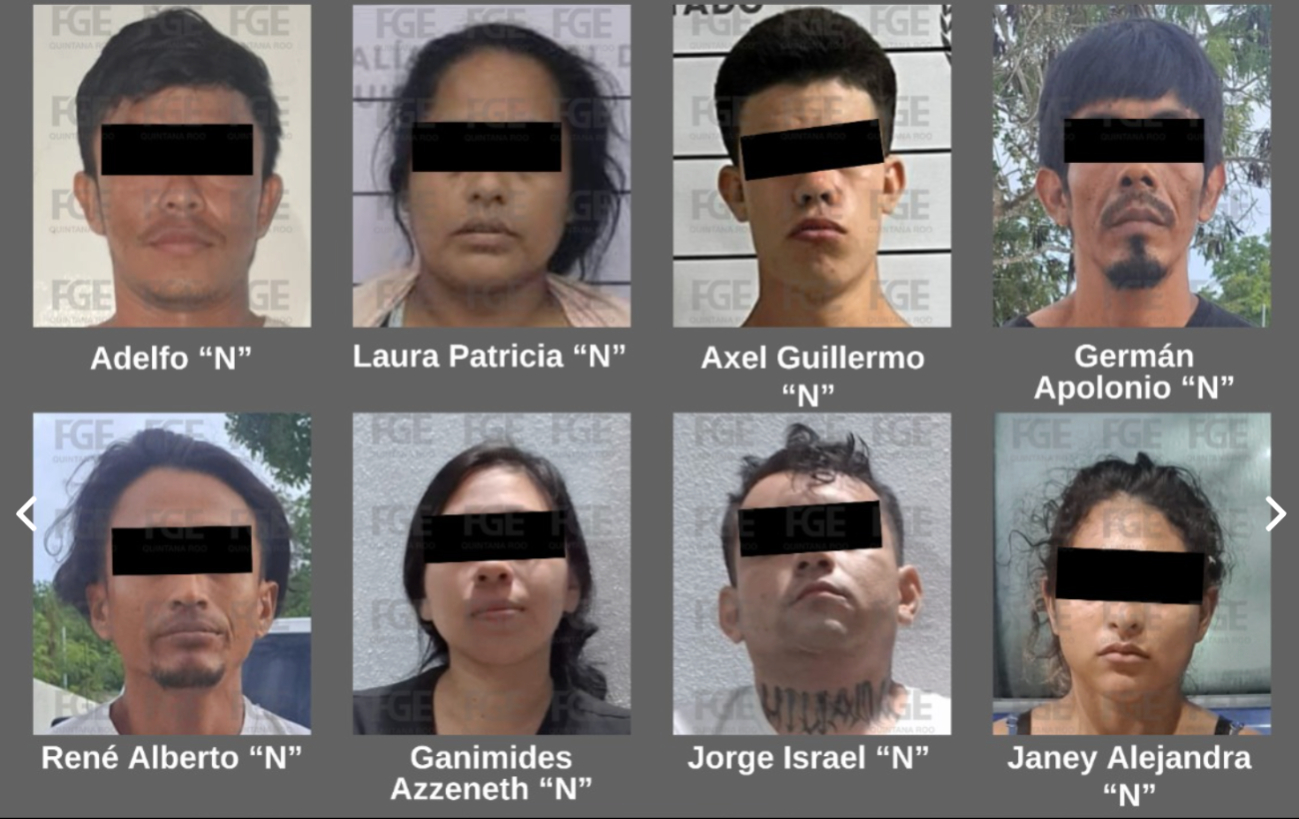 Vinculan a proceso 11 personas por narcomenudeo en Benito Juárez