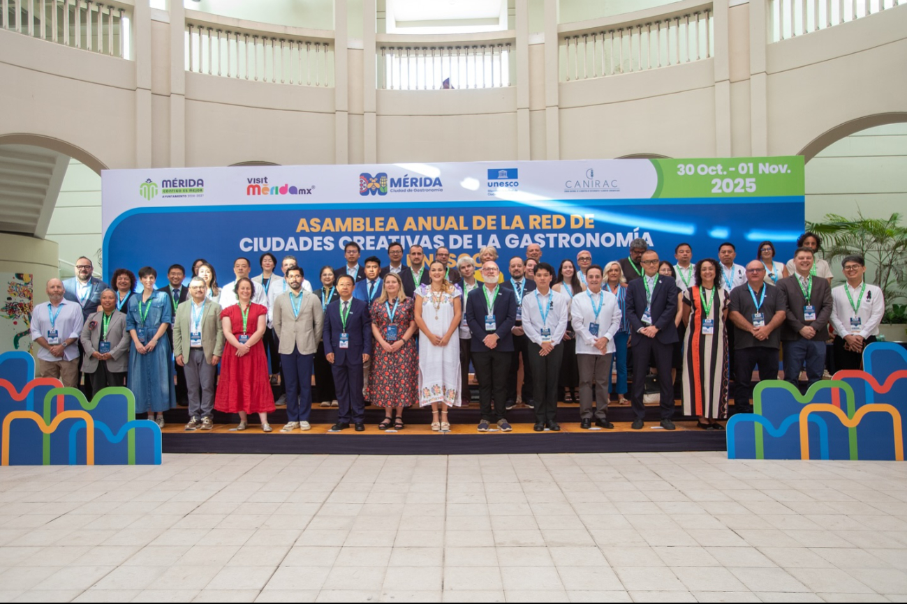 Mérida, sede de la Asamblea Anual 2025 de la Red de Ciudades Creativas de la Gastronomía de la UNESCO Mérida, sede de la Asamblea Anual 2025 de la Red de Ciudades Creativas de la Gastronomía de la UNESCO
