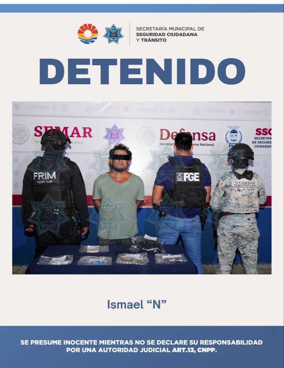 El hombre fue identificado como Ismael “N”, de 46 años de edad El hombre fue identificado como Ismael “N”, de 46 años de edad