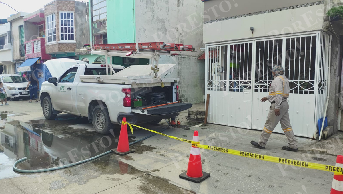 La CFE intentó retirar su unidad, pero los vecinos no lo permitieron hasta recibir respuesta.