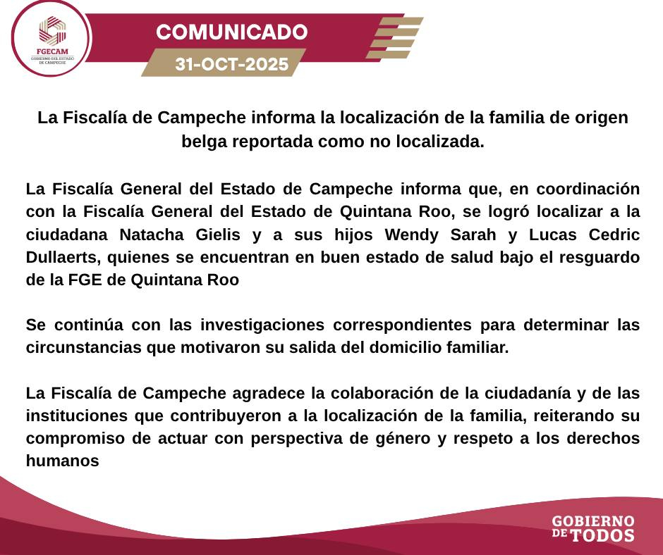 Las autoridades investigan las causas que motivaron su salida del domicilio en Campeche. Las autoridades investigan las causas que motivaron su salida del domicilio en Campeche.