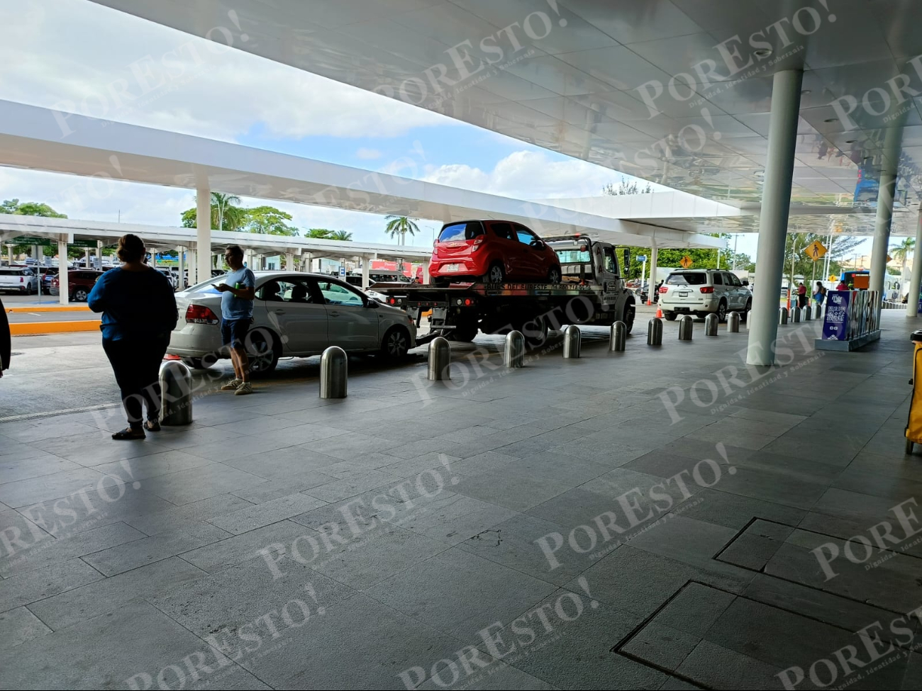 Guardia Nacional detiene a tres choferes de plataforma en el aeropuerto de Mérida