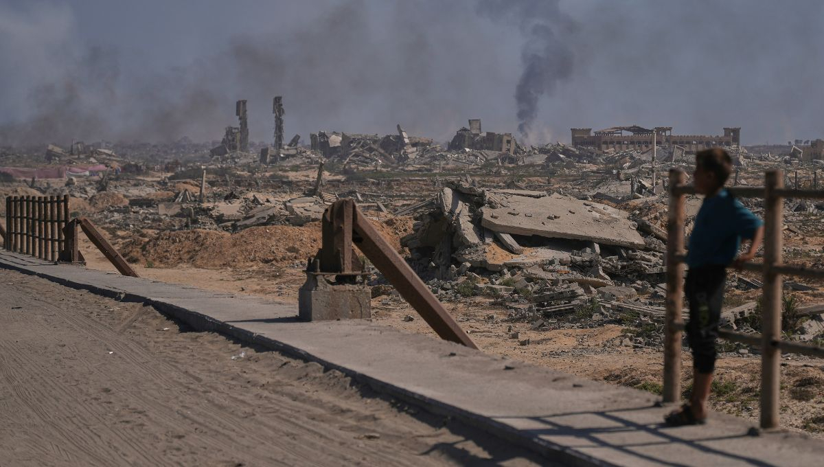 El presidente Donald Trump reconoció el gesto de Israel al detener de manera temporal los bombardeos sobre la Franja de Gaza