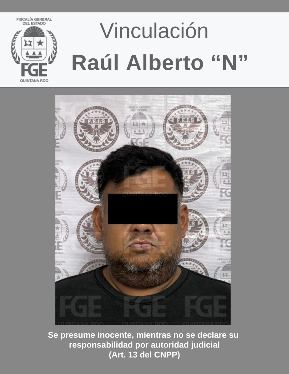 Raúl Alberto “N” fue vinculado a proceso por un juez de control.