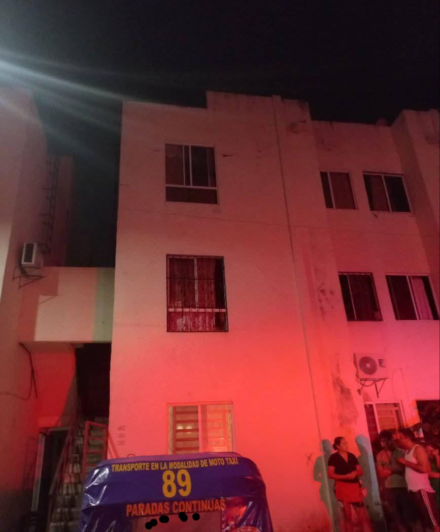 Por la caída,  presentaba múltiples golpes, por lo que fue estabilizado en el sitio y trasladado al hospital más cercano