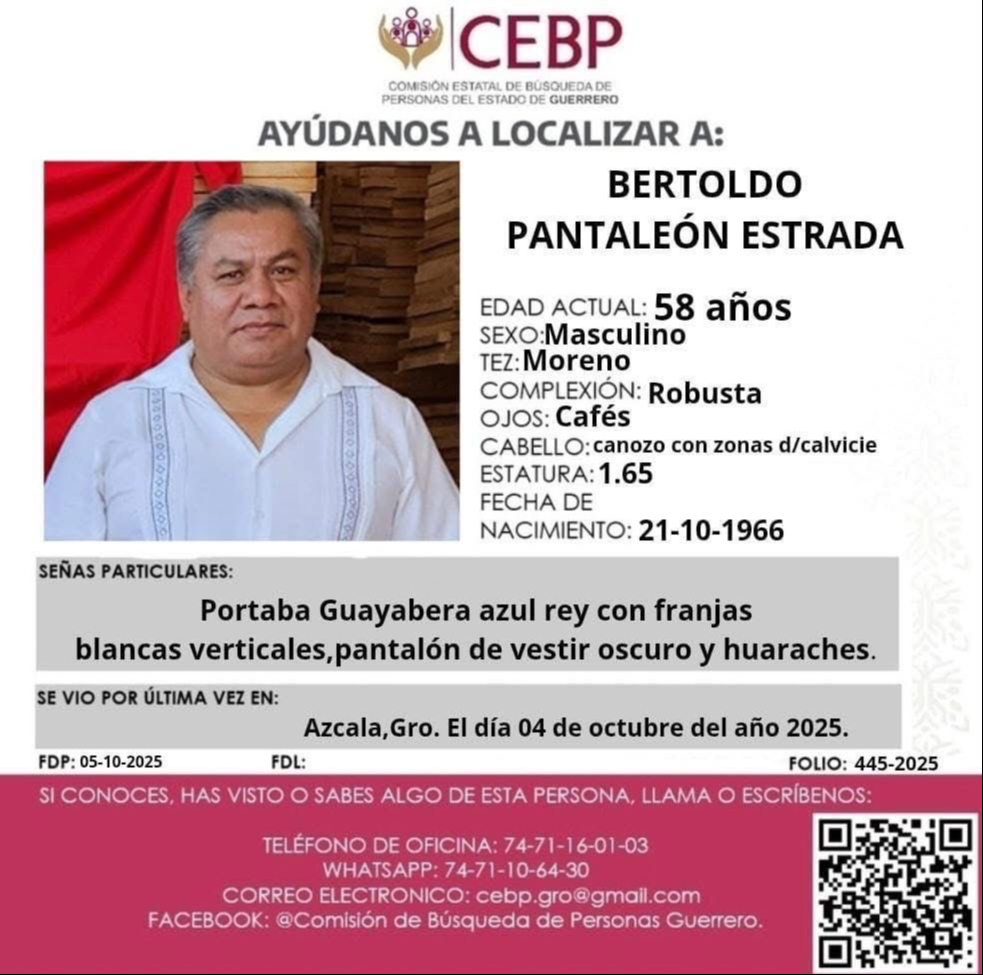 El sacerdote fue encontrado sin vida en el municipio de Eduardo Neri.
