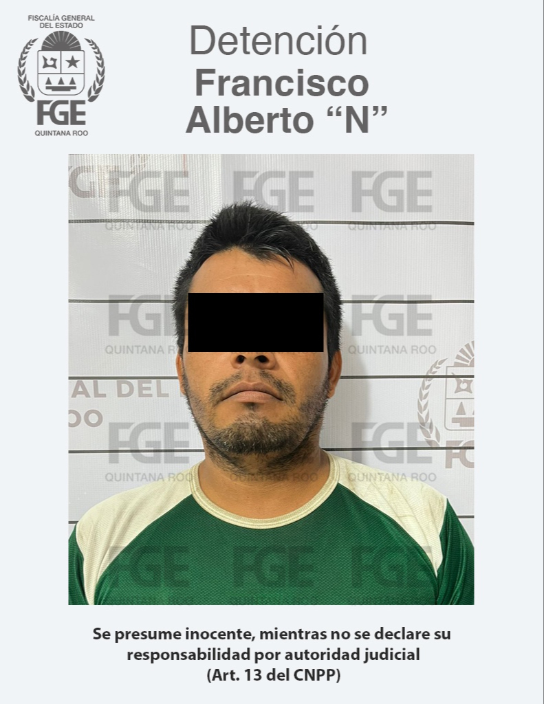 Francisco Alberto “N” fue puesto a disposición del Ministerio Público (MP), donde las autoridades definirán su situación jurídica