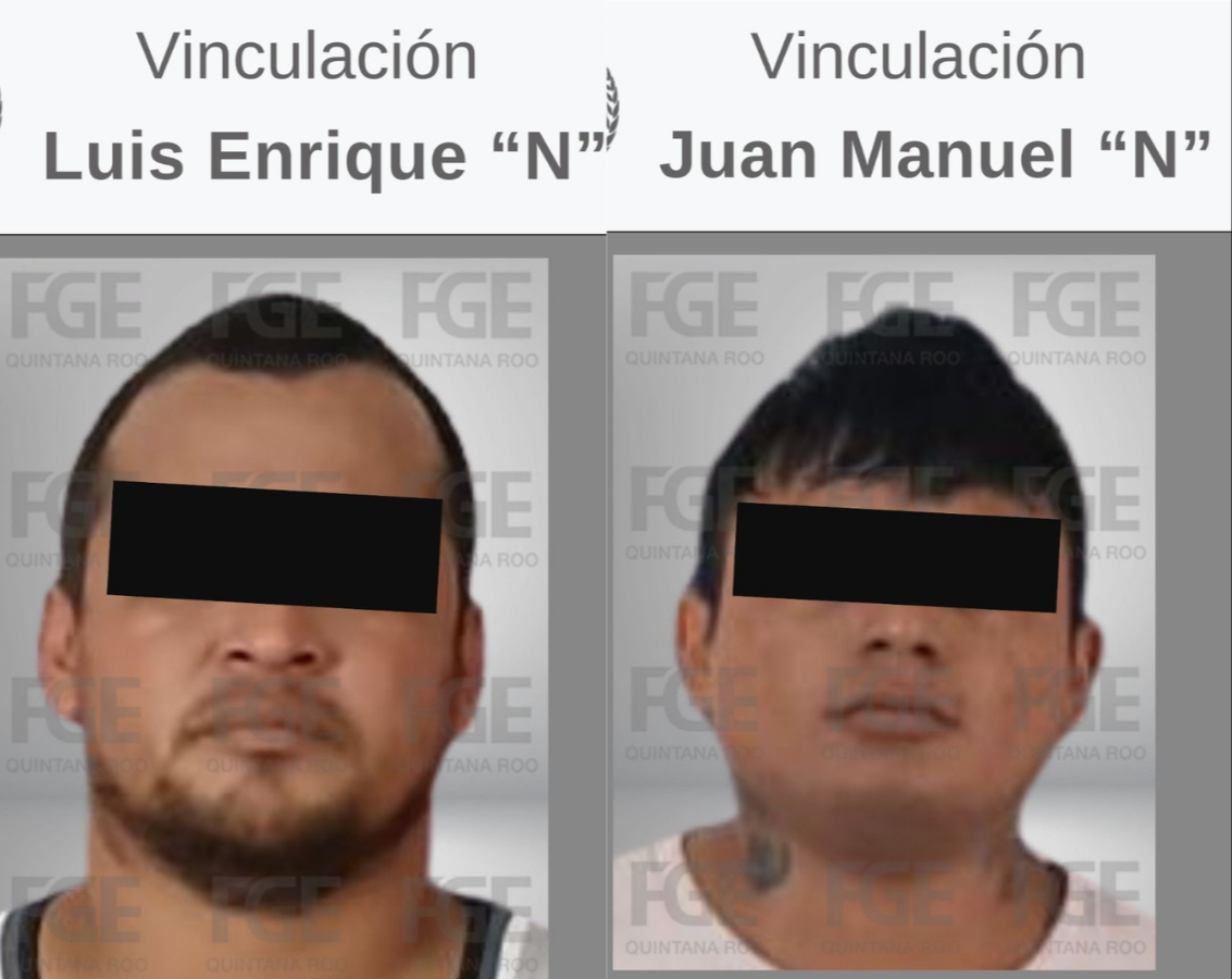 Juan Manuel “N” y Luis Enrique “N”, quedaron bajo la medida cautelar de prisión preventiva