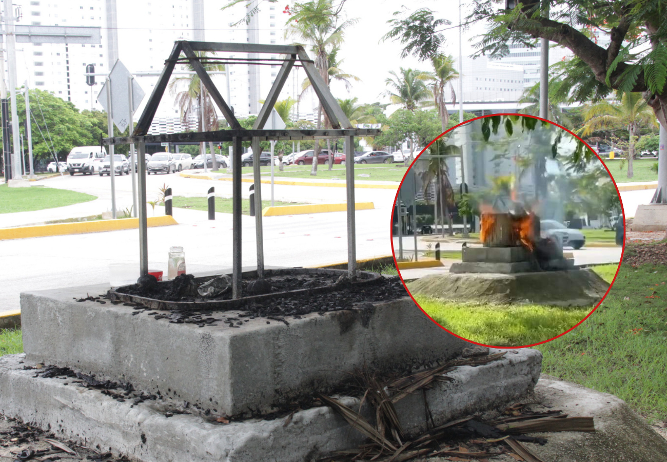Queman la Casa del Aluxe en Cancún y causa indignación