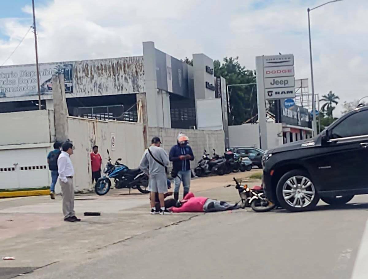Se registran dos accidentes viales en Chetumal