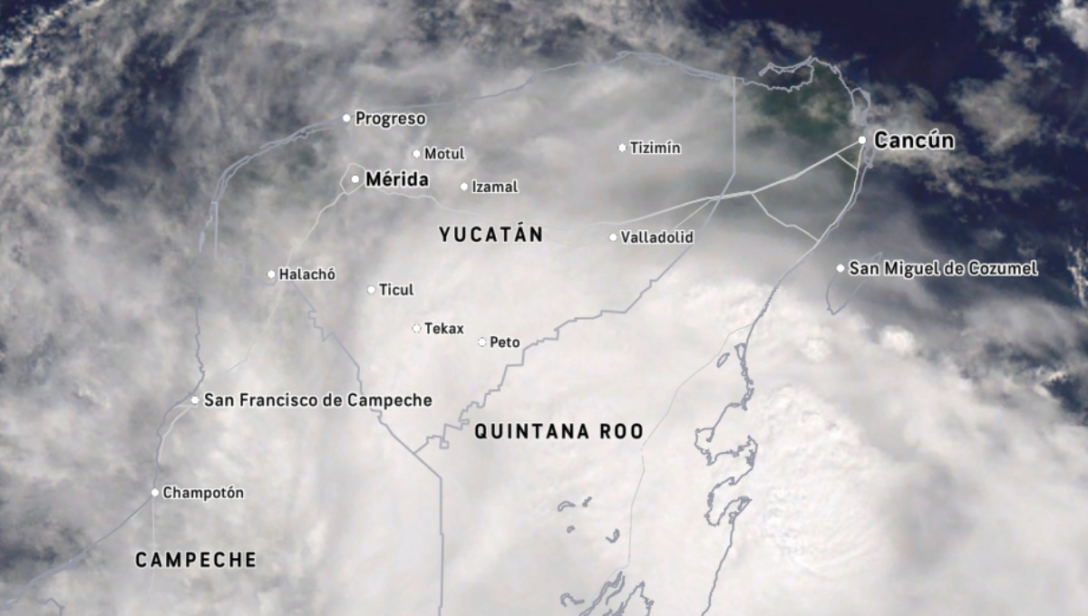 Avanzan las lluvias en Yucatán este martes 6 de octubre