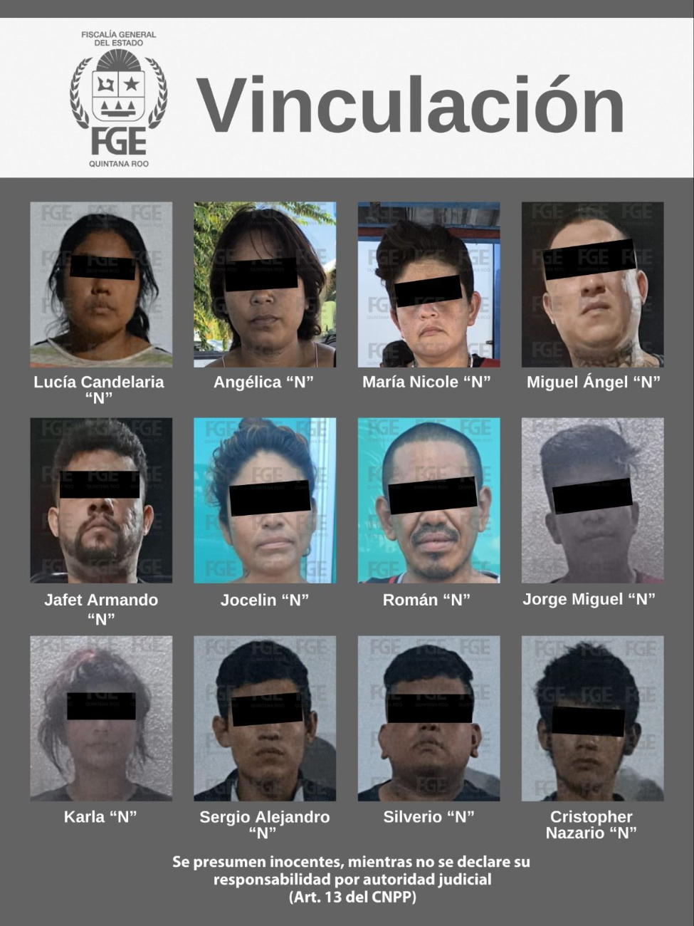 Las detenciones utoridades municipales y estatales en coordinación con fuerzas federales