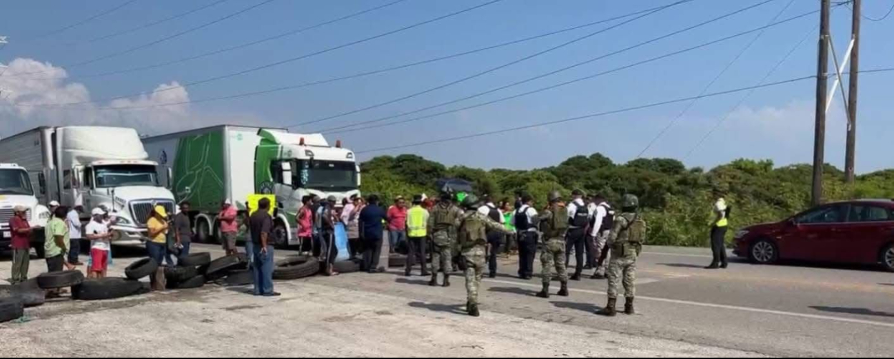 Los pobladores se manifestaron molestos porque les quitaron su fuente de ingresos para poder vivir