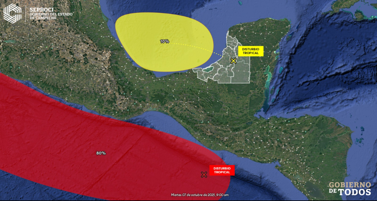 Se forma la tormenta tropical “Jerry” en el Atlántico; sin riesgo para México