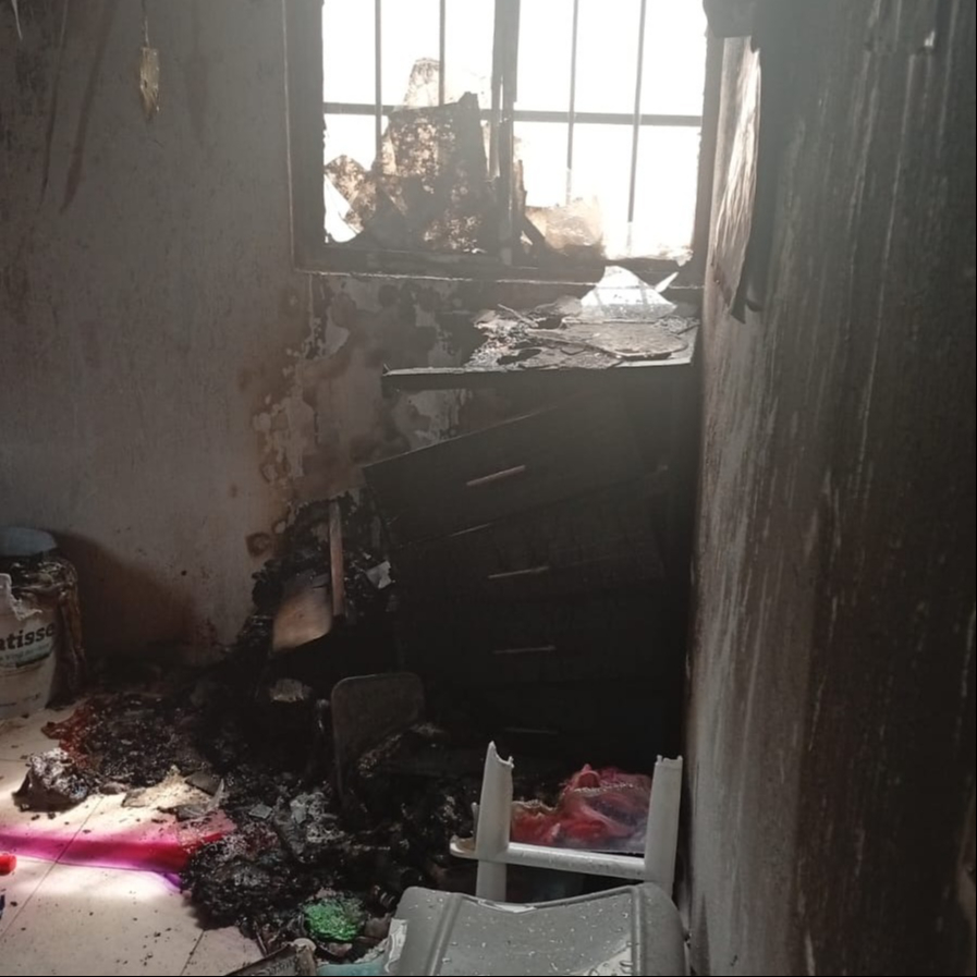 Solamente se registraron daños materiales en el incendio en Ciudad Caucel