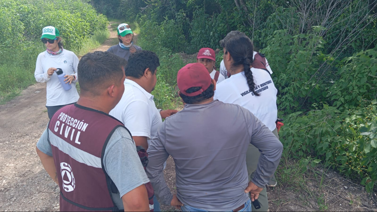Tres mujeres de la CONANP son rescatadas tras quedar varadas en la Biosfera de Los Petenes