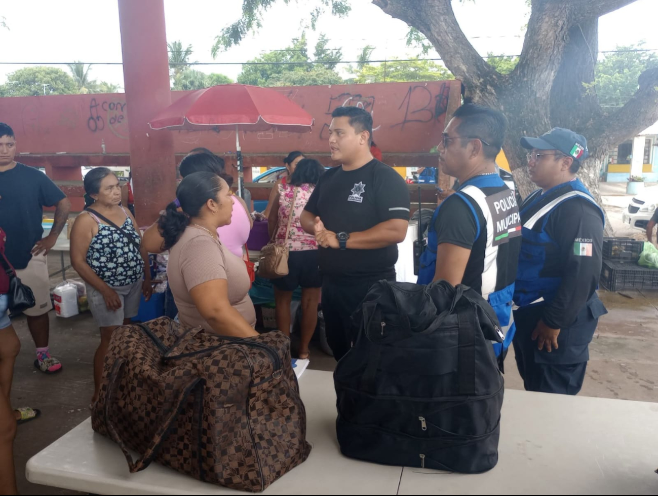 Vendedores que se instalan en el domo de la Rogerio Chalé denuncian presuntos cobros ilegales Vendedores que se instalan en el domo de la Rogerio Chalé denuncian presuntos cobros ilegales