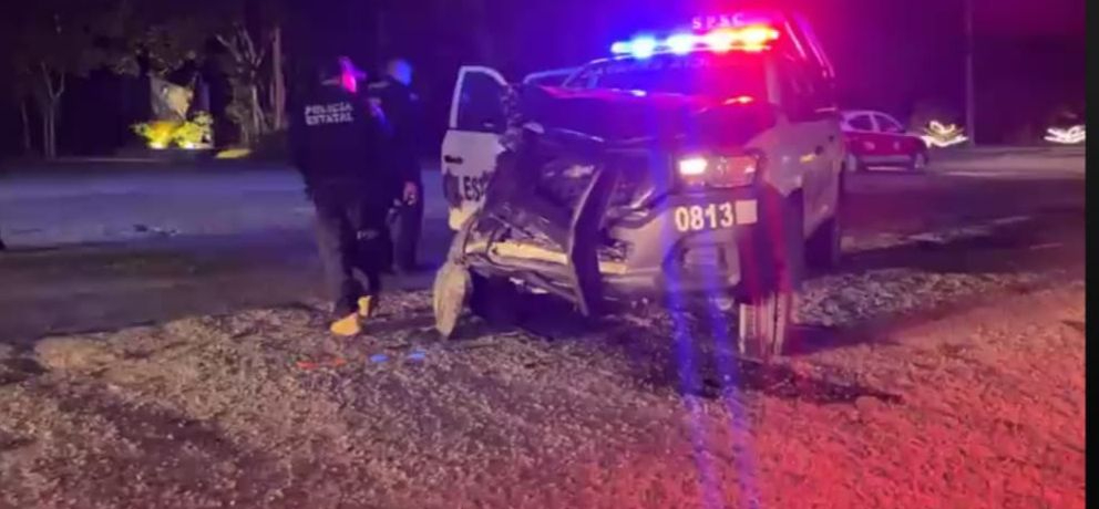 Choque en la avenida: tránsito cerrado y dos personas con golpes