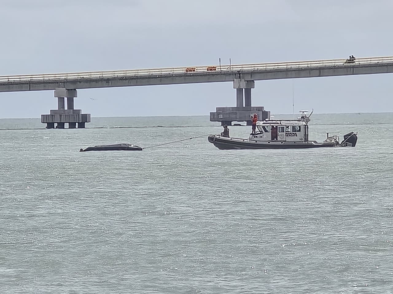 La práctica fue encabezada por la Estación Naval de Búsqueda, Rescate y Vigilancia Marítima (ENSAR).