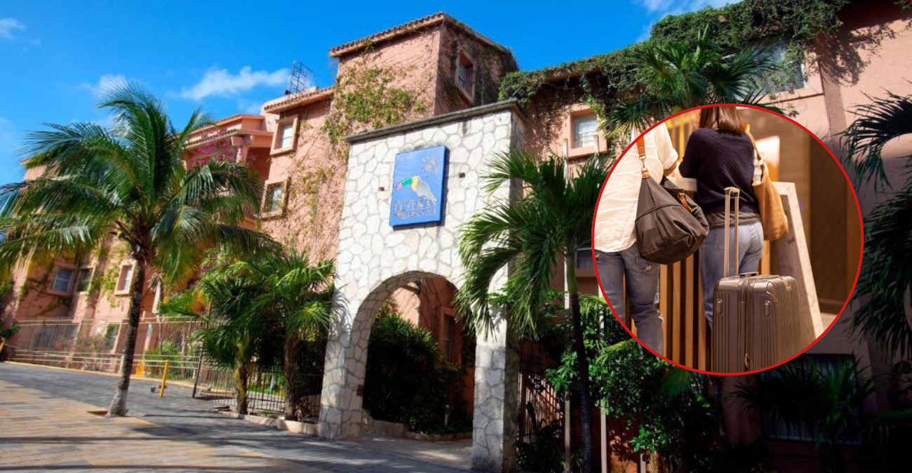 Agentes de la policía turística se presentaron en el hotel