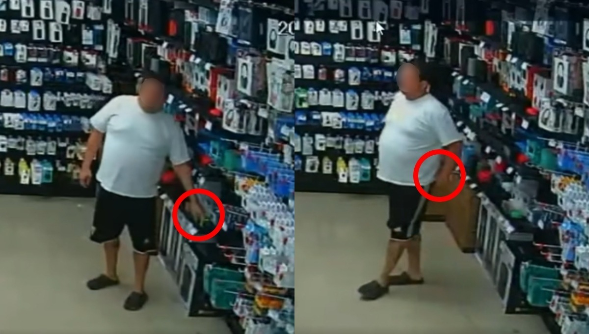 El hombre fue viralizado tras el polémico robo en la tienda de Mérida El hombre fue viralizado tras el polémico robo en la tienda de Mérida