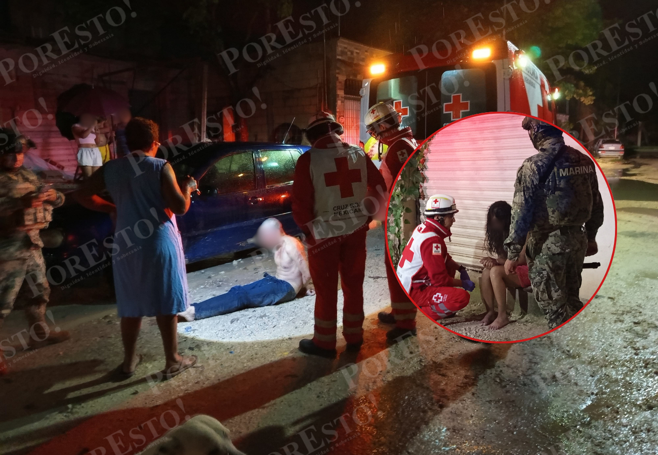 Paramédicos y elementos acudieron al sitio tras recibir el reporte de lo sucedido Paramédicos y elementos acudieron al sitio tras recibir el reporte de lo sucedido