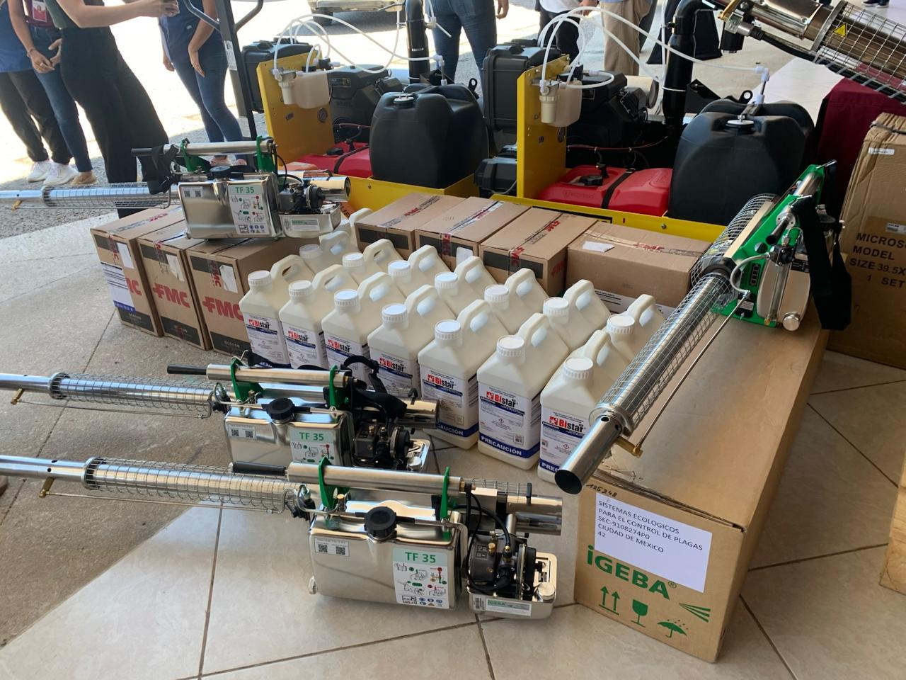 La inversión incluye vehículos, equipos térmicos, termonebulizadores, generadores de aerosoles, microscopios y bifentrina. La inversión incluye vehículos, equipos térmicos, termonebulizadores, generadores de aerosoles, microscopios y bifentrina.