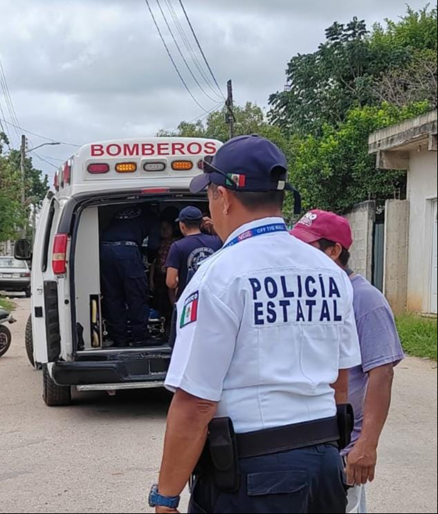 La Policía Municipal acudió al llamado de emergencia.