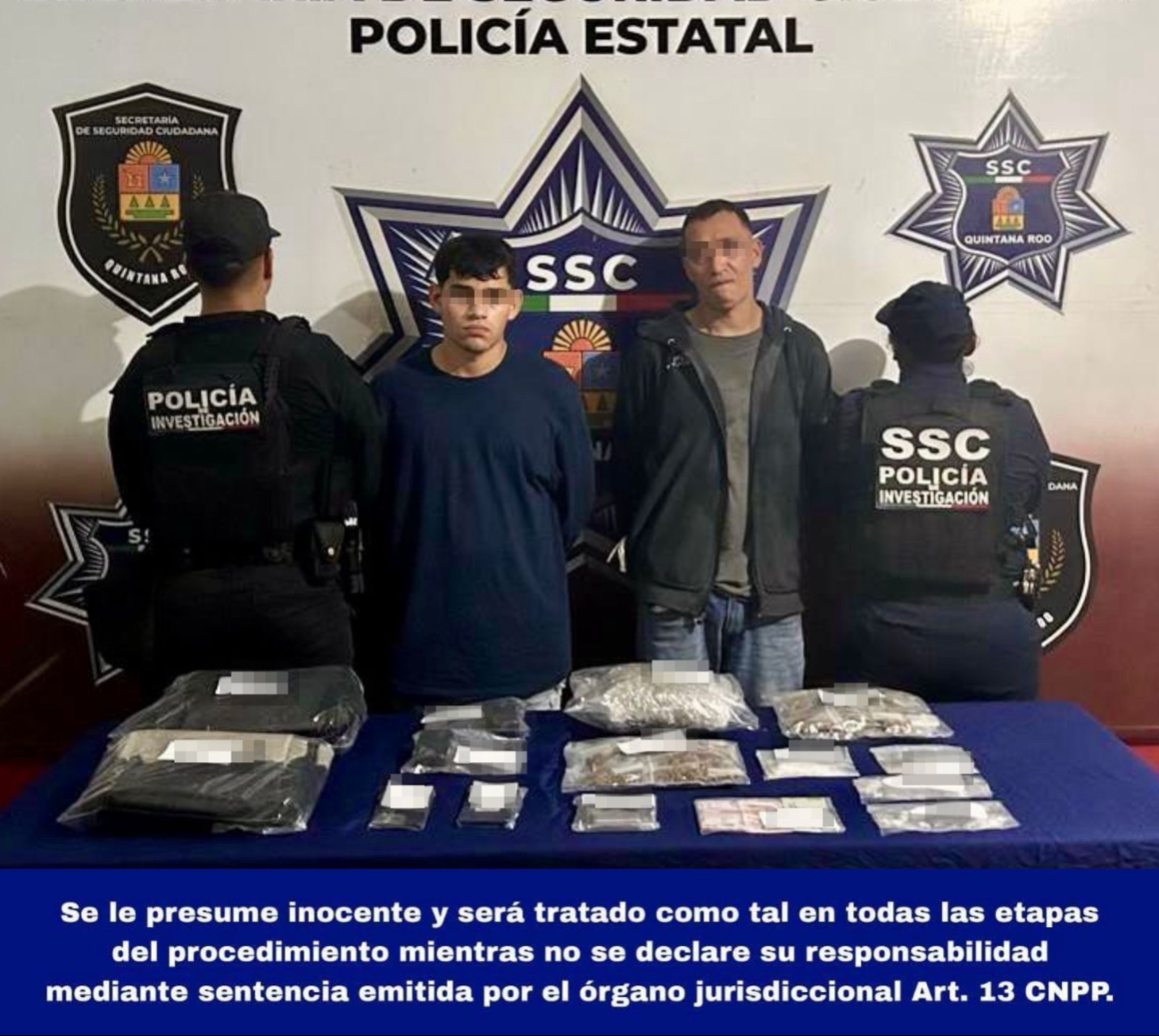 Los detenidos fueron detenidos por elementos de la SSC. Los detenidos fueron detenidos por elementos de la SSC.