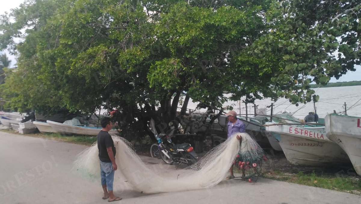 El oleaje y las lluvias mantienen a las embarcaciones varadas durante varios días, sin ingresos.