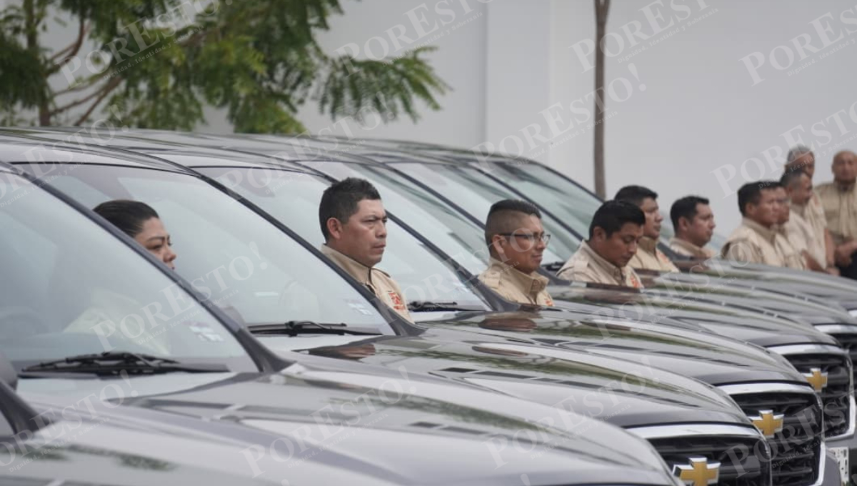 Gobierno Federal refuerza la seguridad en Campeche con entrega de patrullas y equipo táctico